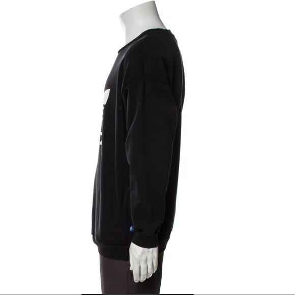 BLACK ADIDAS SWEATER size M but - Picture 2 of 7